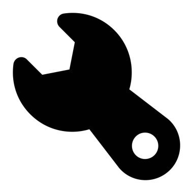 Anahtar, servis aracı simgesi konsepti.