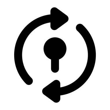 Kilit sıfırlama konseptinin katı tasarımı