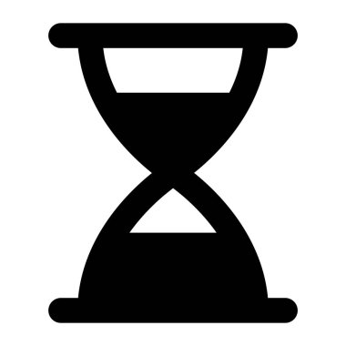 Kum saati biçiminde bir simge 