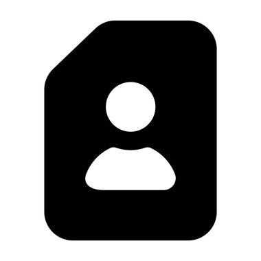 Düzenlenebilir biçimdeki cv vektörü, bir kağıt üzerinde kişisel biodata 