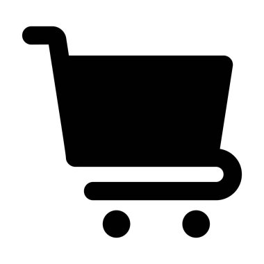 Alışveriş arabasının ikon tasarımı, el arabası 