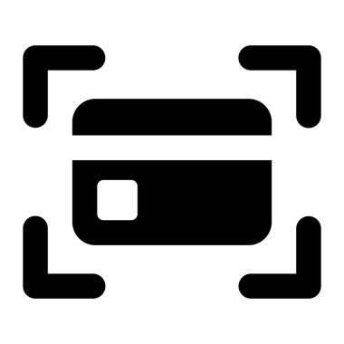 Düzenlenebilir biçimdeki kredi odaklama vektörü 