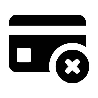 Ödeme hatası simgesi, kart aktarımı kavramını iptal et 