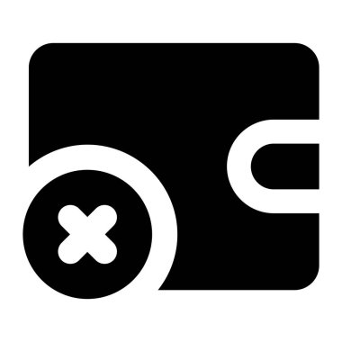 Cüzdan vektörünü çapraz yap, ödemeyi düzenlenebilir kabartma biçiminde sil 