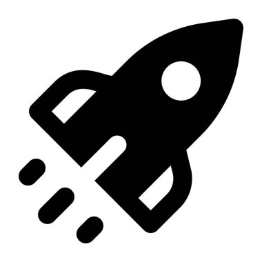 Füze, iş başlatma konsepti vektör biçimi 