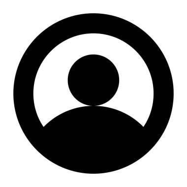 Kullanıcının tam biçimli bir simge tasarımı, profil 