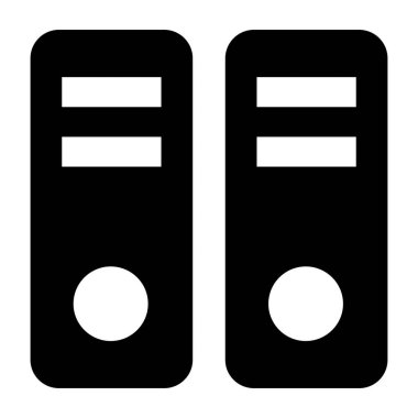 Modern doldurulmuş dizinlerdeki arşivlerin vektör tasarımı 