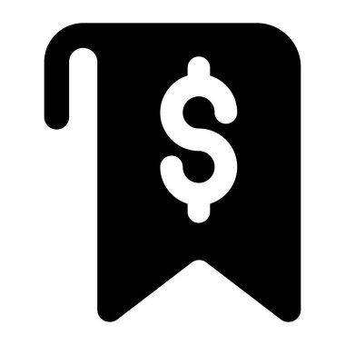 Makbuz simgesi, ödeme faturası tam stil 