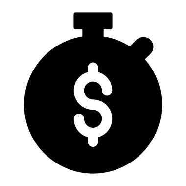 Zaman para konseptidir, kronometrenin içindeki dolar parası düzenlenebilir. 