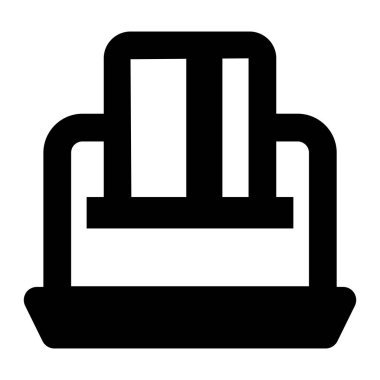 Modern doldurulmuş ödeme kapısı simgesi 