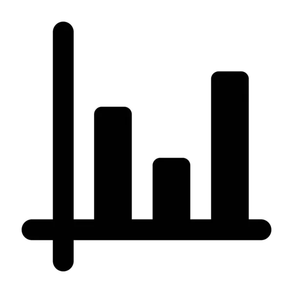 Icona Del Grafico Frequenza Stile Trendy — Vettoriale Stock