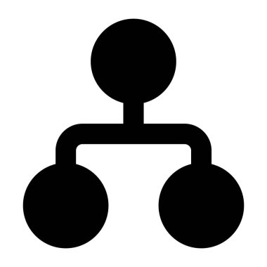Akış şeması simgesi tasarımı, iş akışı vektörü 