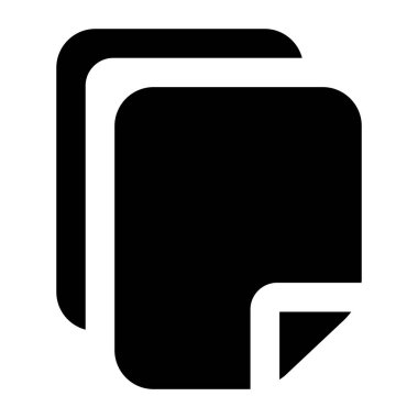 Kopyalama dosyasının bir simgesi, veri konseptini kopyala 