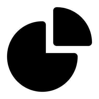 İş büyüme konsepti, düzenlenebilir pasta grafiği 