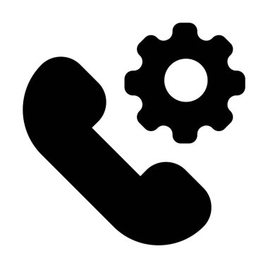 Alıcı ile vites, düzenlenebilir vektör ile çağrı ayarları 