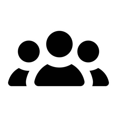 Takım çalışması simgesi tasarımı, işbirliği vektörü 