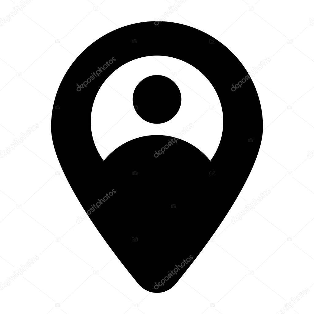 User location icon, style of location pin in editable style 