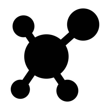 Düğüm ağının katı vektör tasarımı, topoloji simgesi