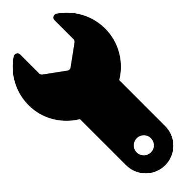 Anahtar, servis aracı simgesi konsepti.