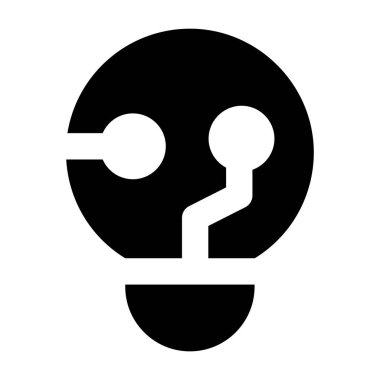 Fikir teknolojisi simgesinin dosya vektör tasarımı