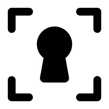 Moda vektör tasarımında güvenlik hedef simgesinin kabartma biçimi 