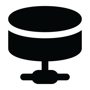 Ağ veritabanının moda biçim simgesi, ticari olarak kullanın