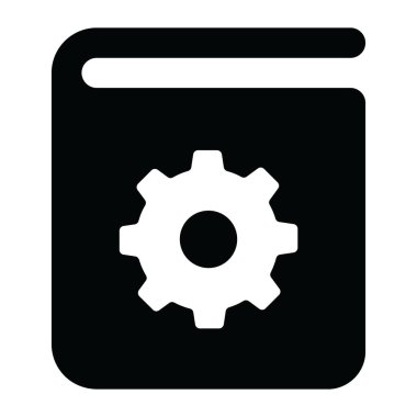 Düzenlenebilir kitap ikonu vektör tasarımı