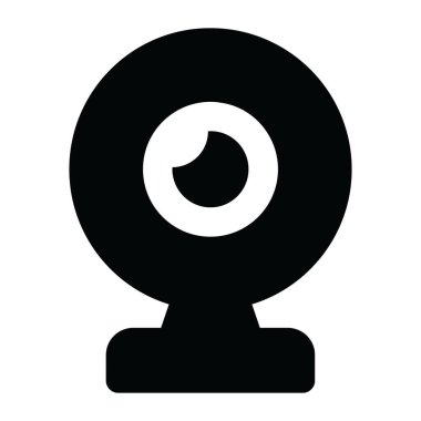 Video sohbet konsepti için bir web kamerası ya da IP kamerası