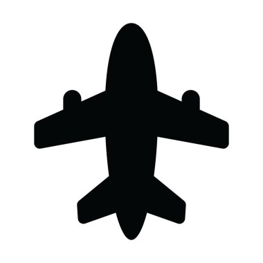 Moda vektör tasarımında uçak simgesi 