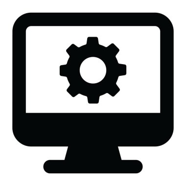 Sistem ayarlarının katı tasarımı, içerideki dişli monitör 