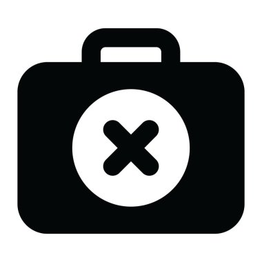 Poşet simgesinin tam vektör tasarımı