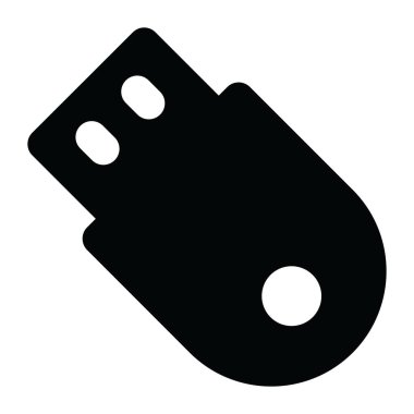 Dış veri depolama, usb simgesi modern stilde 