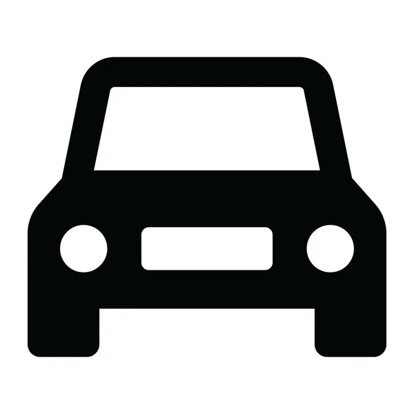 Private Conveyance Icon Editable Design Car — Stock Vector