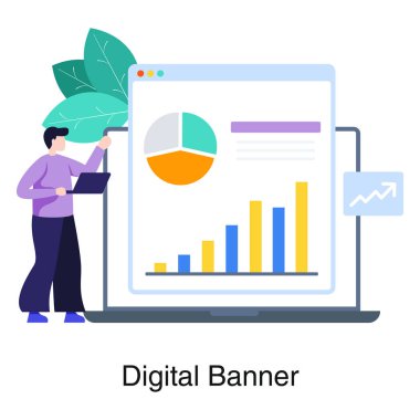 İş analizinin bir tasarımı, düzenlenebilir vektör