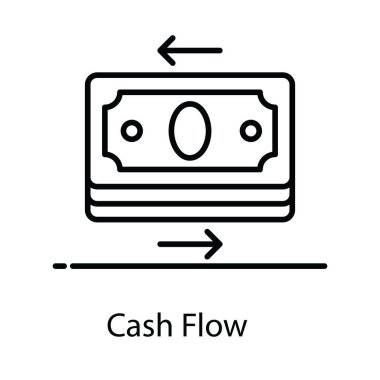 Nakit akışının ve yatırımın trend düz vektörü 
