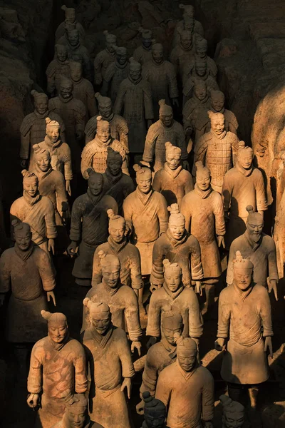 Terakotowa wojownicy wiecznej armii Qin Shi Huang. — Zdjęcie stockowe
