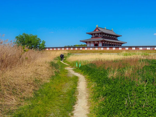 Japánban Nara 2017 Április Heijo Palace Volt Császári Japán Nara — Stock Fotó