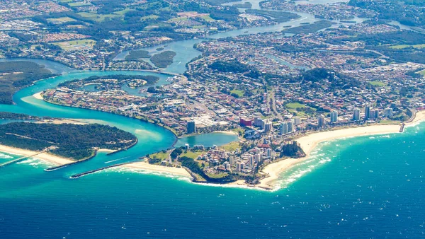 Aerial View Coolangatta Gold Coast Australia — Stock Photo, Image