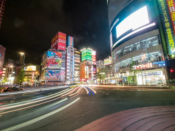 Noční čas v okolí Kabukicho v okrese Šinjuku — Stock fotografie