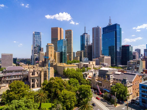 Ostseite von melbourne cbd Stockbild