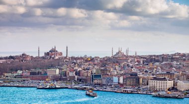 İstanbul 'un tarihi yarımadası.