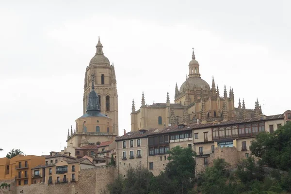 Mary Cathedral Segovia Gelegen Castilië Leon Spanje Laatste Gotische Kathedraal — Stockfoto