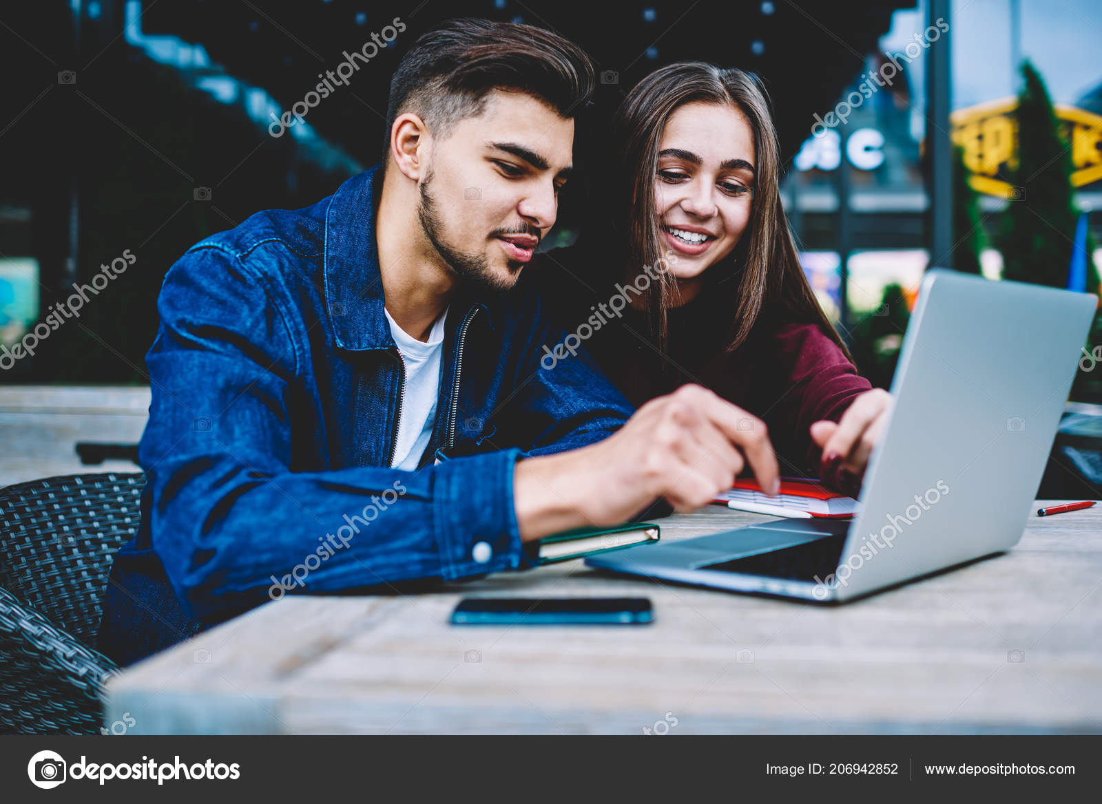 Happy Male Female Best Friends Having Fun Watching Funny Videos Stock Photo by Β©GaudiLab 206942852 Happy Male Female Best Friends Having Fun Watching Funny Videos Stock Photo by Β©GaudiLab 206942852