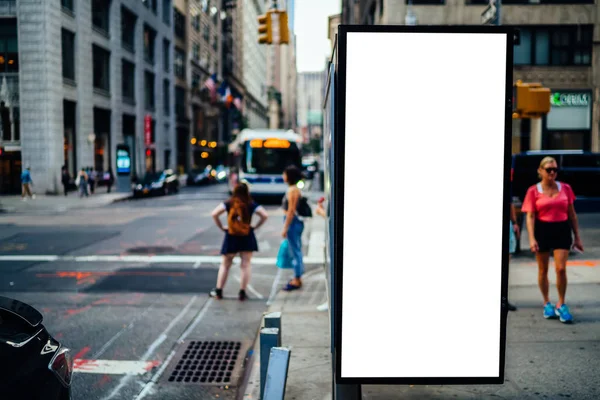 Clear Empty Billboard Copy Space Area Advertising Text Message Content — Stock Photo, Image