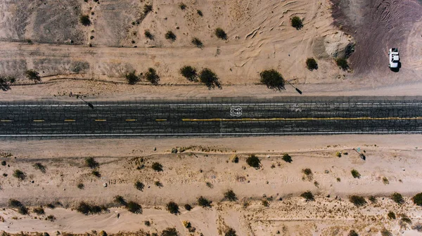 Vista Paisagem Aérea Rota Histórica Rodovia Nos Eua Vista Olhos — Fotografia de Stock