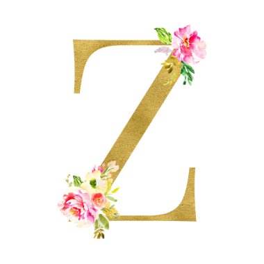 z harfi ile çiçek dekorasyonu 