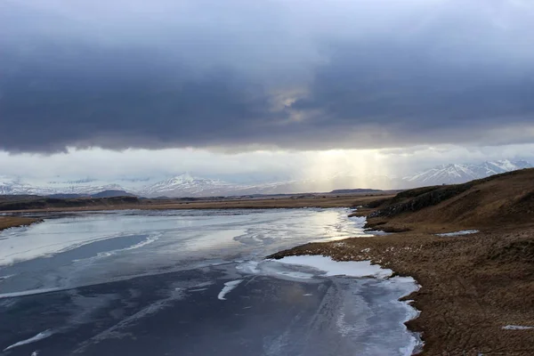 İzlanda 'nın güzel manzarası