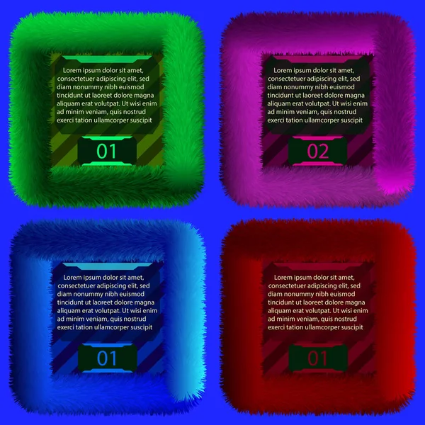 Infographics template elements-M7. (4 Color template )