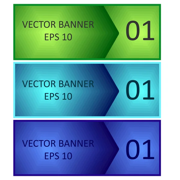 Banner Design Voor Webdesign Echte Banner — Stockvector