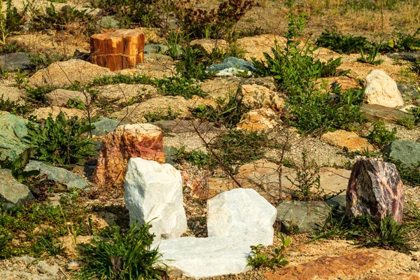 Krásné Kameny Různých Barev Odstínů Fotografie Pořízena Čeljabinsku Rusko — Stock fotografie
